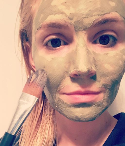 hemp clay face mask