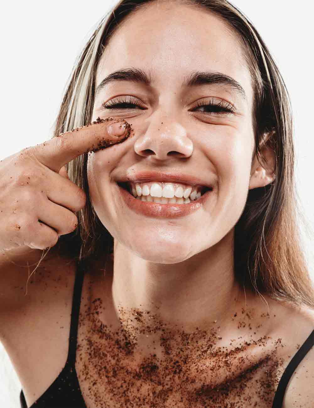 vegan coffee body scrub